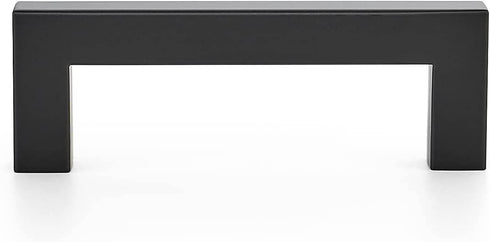 Ravinte 8-4/5 inch/224mm Square Matte Black Cabinet Handles for Kitchen Drawers