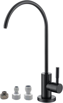 Ravinte Black Kitchen Sink Faucet with Pull Down Sprayer | Stainless Steel |Single Handle Pull Out Spring Sink Faucets