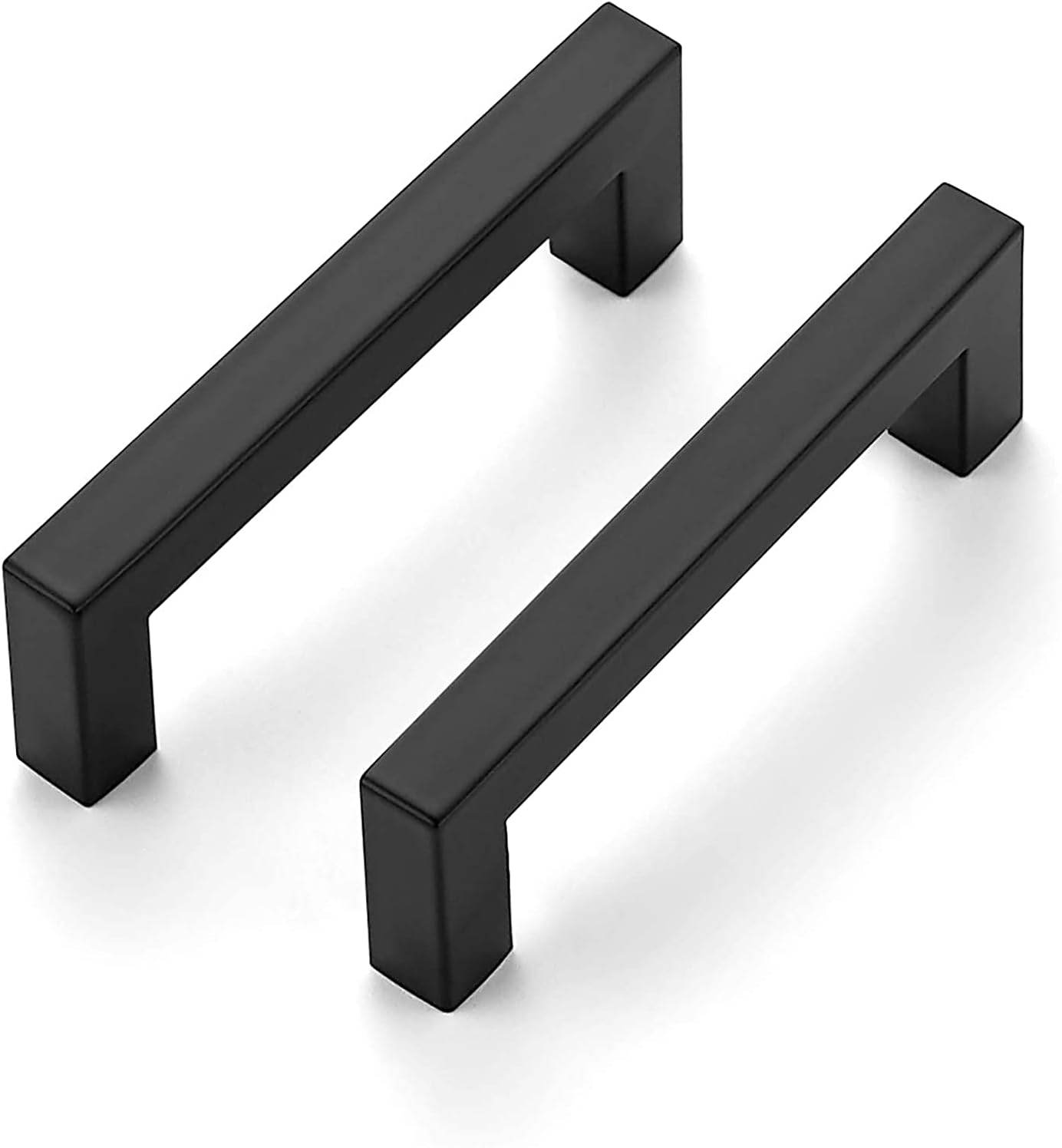 Ravinte 8-4/5 inch/224mm Square Matte Black Cabinet Handles for Kitchen Drawers