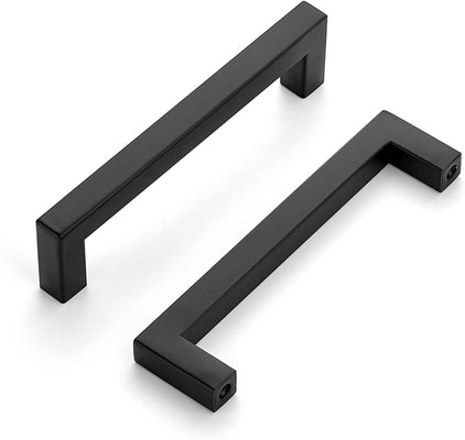 Ravinte 8-4/5 inch/224mm Square Matte Black Cabinet Handles for Kitchen Drawers
