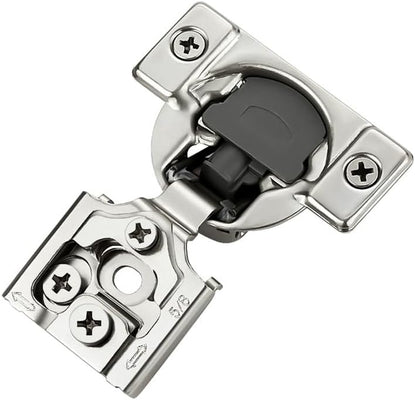 Ravinte Satin Nickel Cabinet Hinges for Kitchen Hinges Hidden Hinges Stainless Steel Concealed Hinge Self Closing