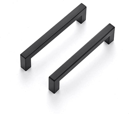 Ravinte 8-4/5 inch/224mm Square Matte Black Cabinet Handles for Kitchen Drawers