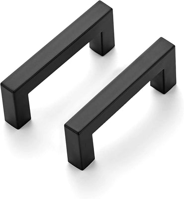 Ravinte 8-4/5 inch/224mm Square Matte Black Cabinet Handles for Kitchen Drawers