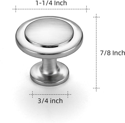 Ravinte Kitchen Cabinet Knobs Dresser Drawer Brushed Nickel Zinc Pulls Door Handles for Drawers
