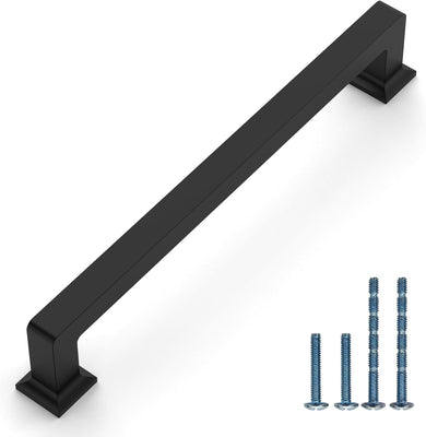 Ravinte Matte Black Cabinet Handles Pulls Kitchen Cabinet Drawer Handles