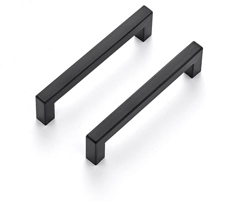 Ravinte 8-4/5 inch/224mm Square Matte Black Cabinet Handles for Kitchen Drawers