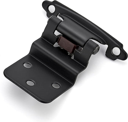 Ravinte Cabinet Door Hinges Kitchen Black Semi-Concealed Hardware