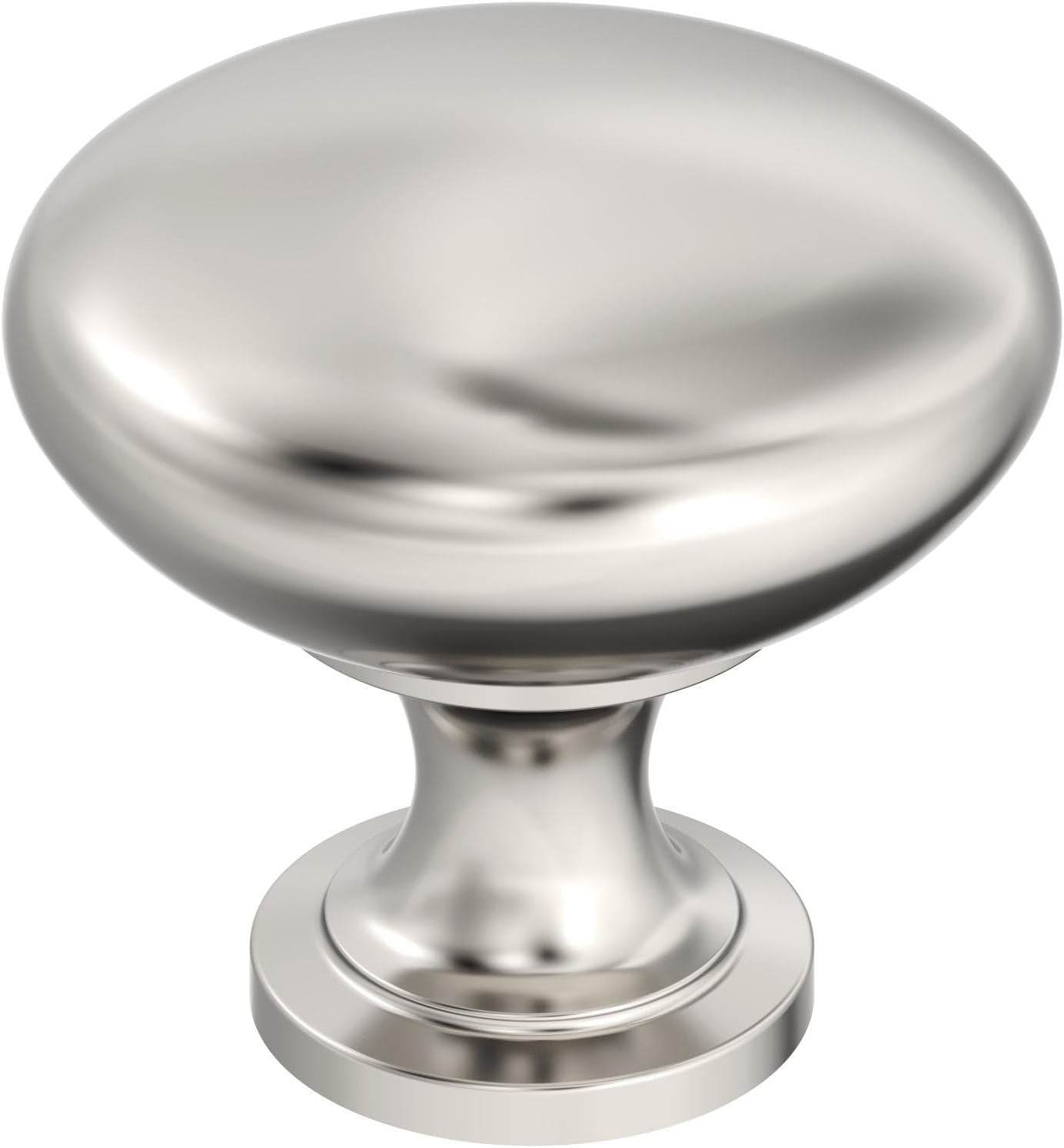 Ravinte | Cabinet Knob | Polished Chrome | 1-1/4 inch 32 mm| Drawer Knob | Cabinet Hardware