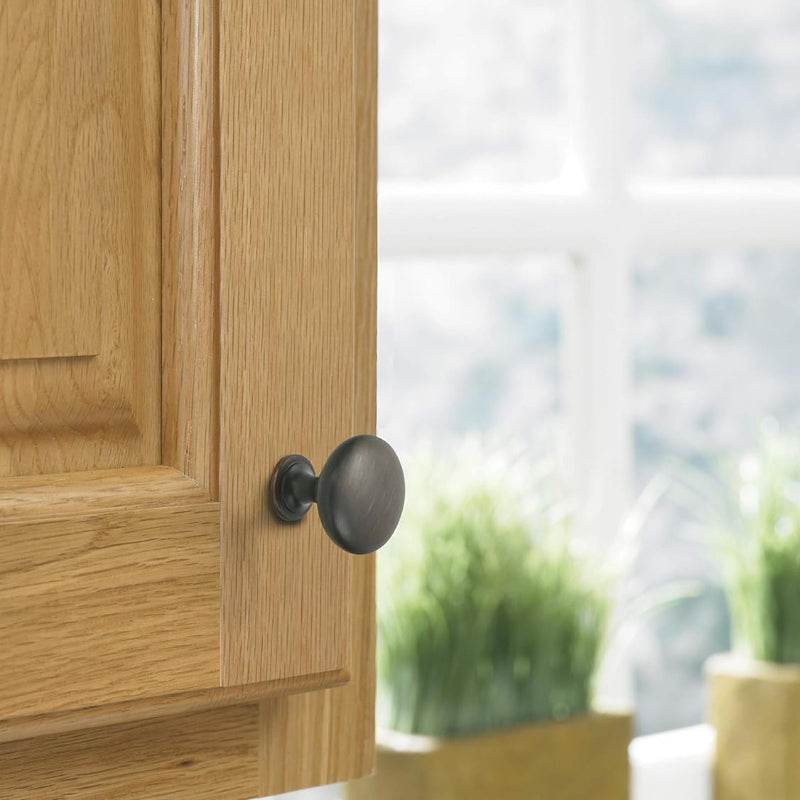 Ravinte | Cabinet Knob | Polished Chrome | 1-1/4 inch 32 mm| Drawer Knob | Cabinet Hardware
