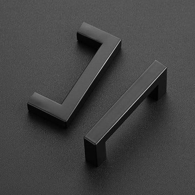 Ravinte 8-4/5 inch/224mm Square Matte Black Cabinet Handles for Kitchen Drawers