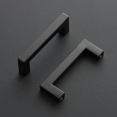Ravinte 8-4/5 inch/224mm Square Matte Black Cabinet Handles for Kitchen Drawers
