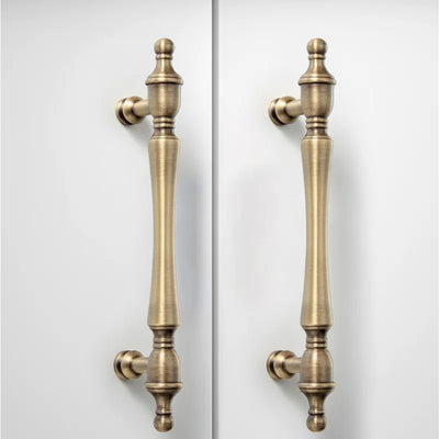 Ravinte Mission Style Brass Cabinet Door Handle