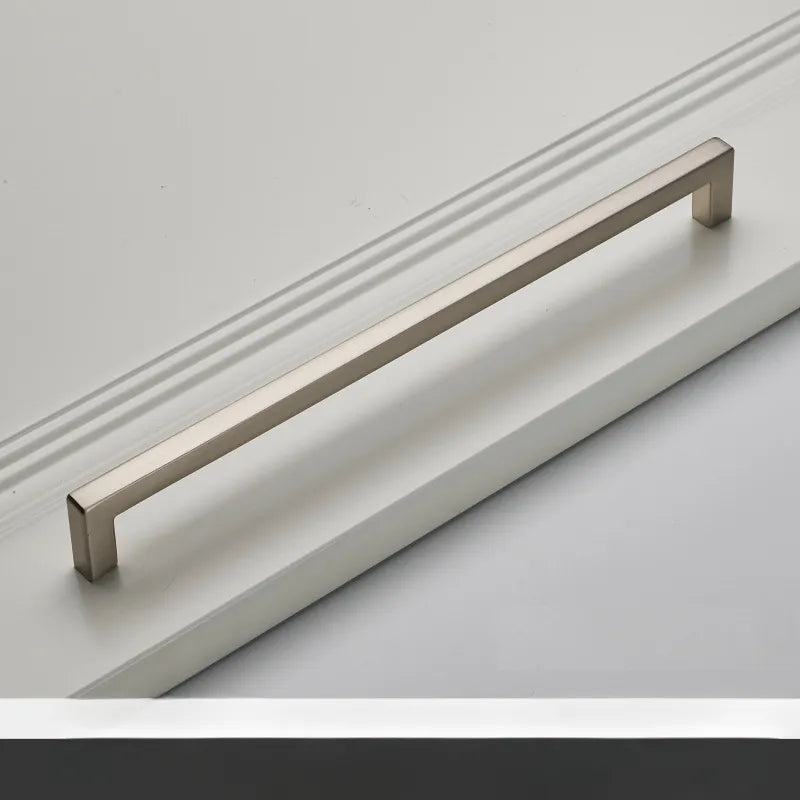 Ravinte 10 Pack Brushed Brass Cabinet Pulls Handles Square Kitchen Hardware for Drawer Dresser