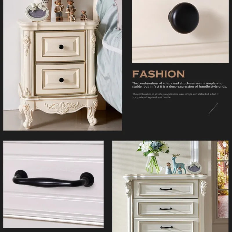 Ravinte Black Metal Cabinet Pull Handles | Modern Style | Drawer Pull