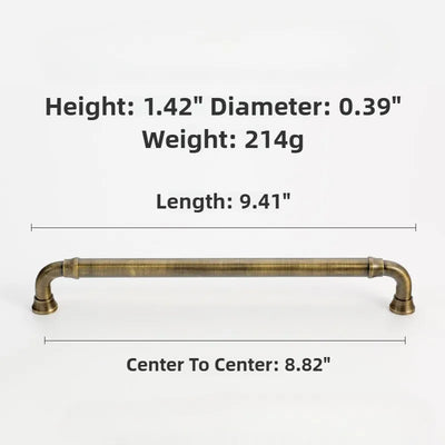 Mission Style Copper Drawer Pulls