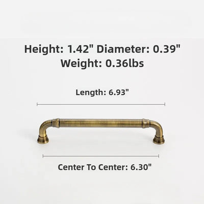 Mission Style Copper Drawer Pulls