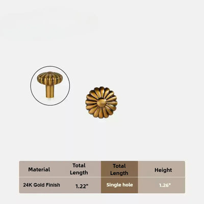 Ravinte Luxury Cabinet T-bar Handles 24k Gold Finish