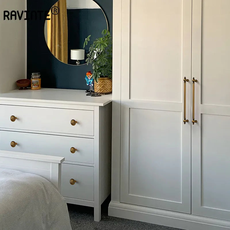 Ravinte Luxury Cabinet T-bar Handles 24k Gold Finish