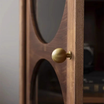 Rustic Round Brass Cabinet Knobs | Dresser Knobs| Drawer Knobs