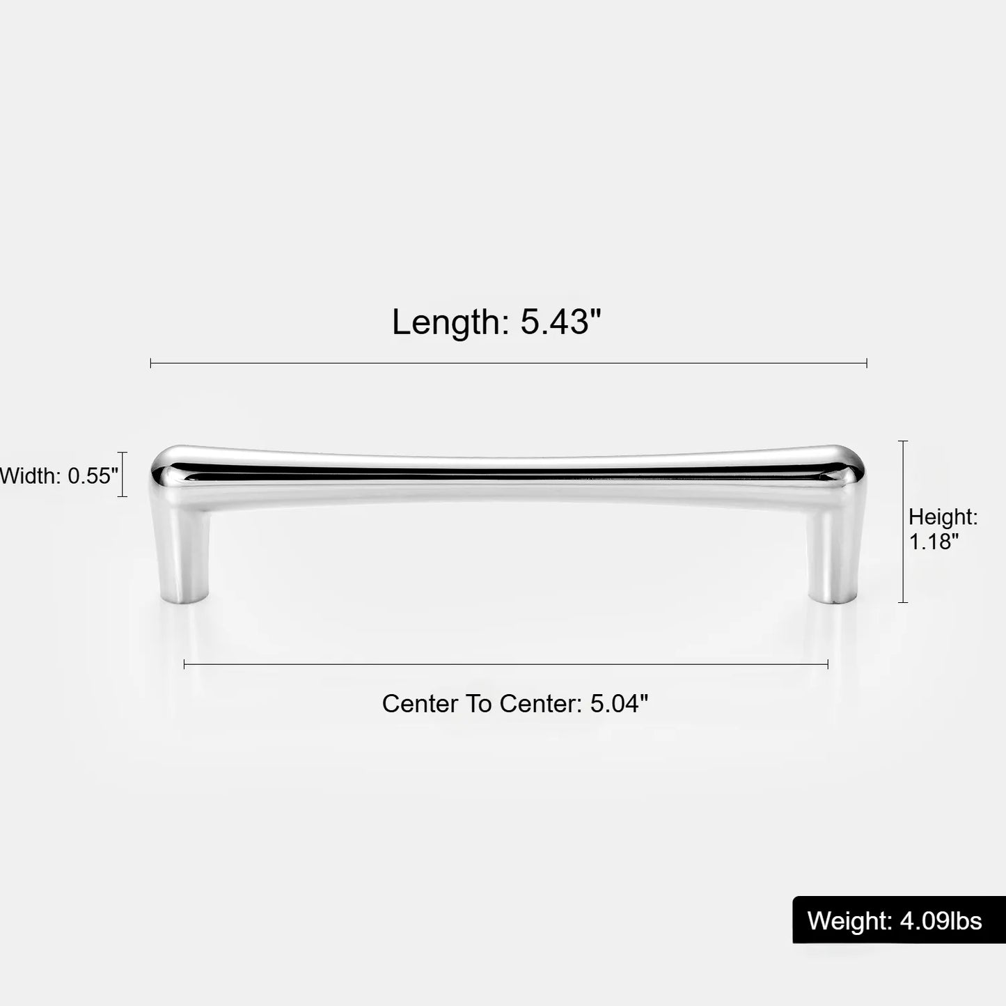 Ravinte Modern Style Stainless Steel Cabinet Bar Handle