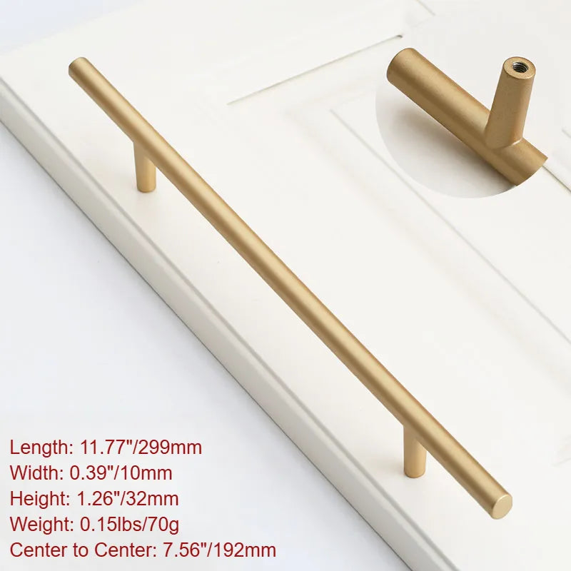 Ravinte Modern Gold Kitchen Wardrobe Cabinet Handles