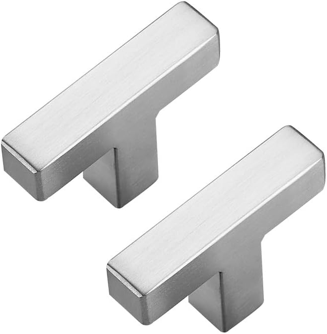 RAVINTE Gold T Bar Cabinet Knobs Kitchen Pulls for Drawer Dresser Hardware