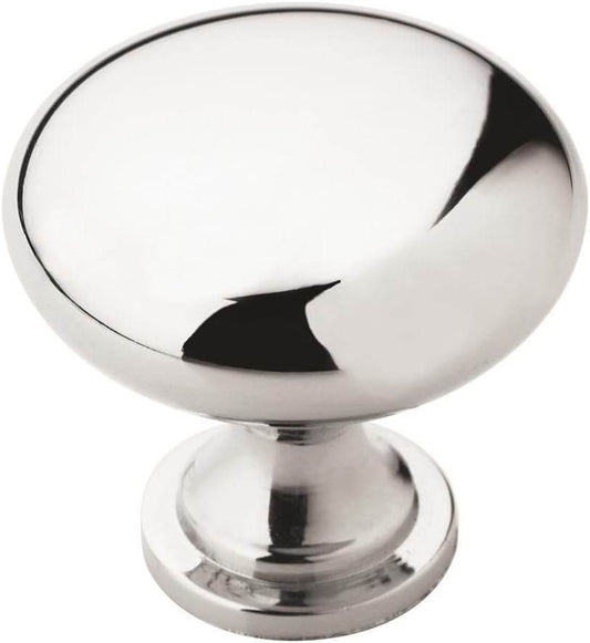 Ravinte | Cabinet Knob | Polished Chrome | 1-1/4 inch 32 mm| Drawer Knob | Cabinet Hardware