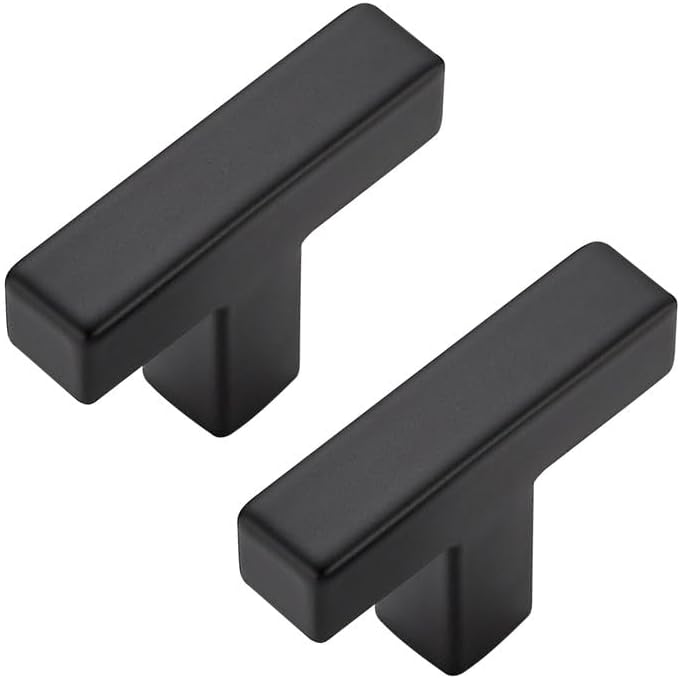 RAVINTE Gold T Bar Cabinet Knobs Kitchen Pulls for Drawer Dresser Hardware