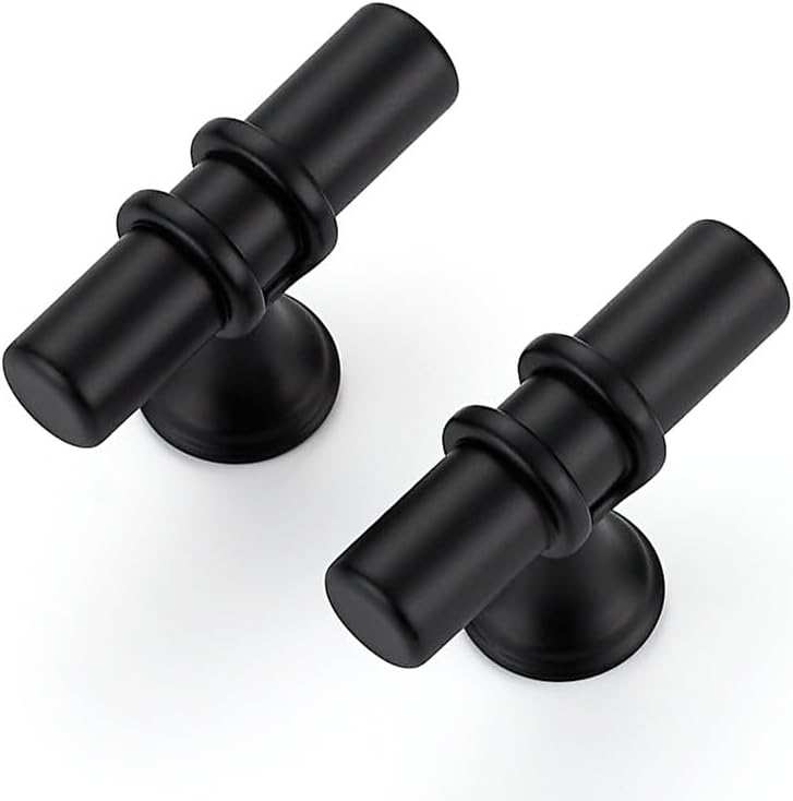 RAVINTE Gold T Bar Cabinet Knobs Kitchen Pulls for Drawer Dresser Hardware