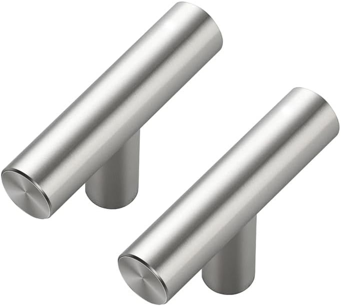 RAVINTE Gold T Bar Cabinet Knobs Kitchen Pulls for Drawer Dresser Hardware