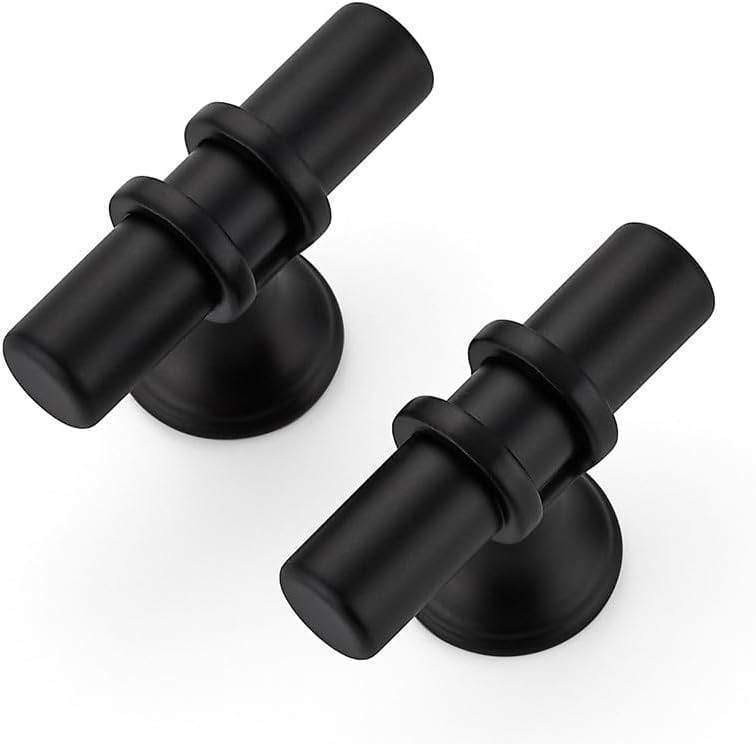 RAVINTE Gold T Bar Cabinet Knobs Kitchen Pulls for Drawer Dresser Hardware