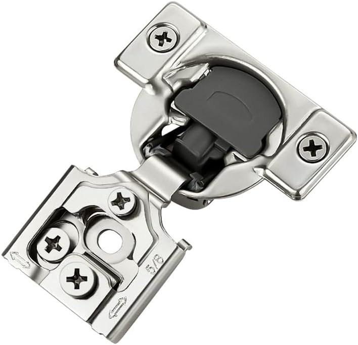 Ravinte Satin Nickel Cabinet Hinges for Kitchen Hinges Hidden Hinges Stainless Steel Concealed Hinge Self Closing