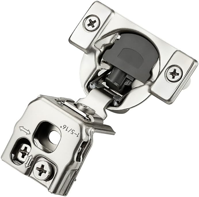 Ravinte Satin Nickel Cabinet Hinges for Kitchen Hinges Hidden Hinges Stainless Steel Concealed Hinge Self Closing