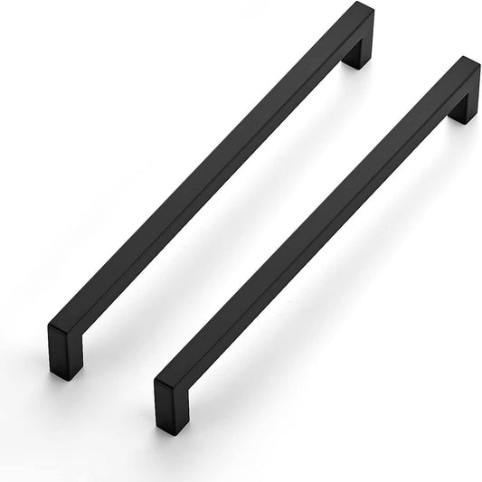 Ravinte 3 Inch Square Matte Black Cabinet Handles for Kitchen Drawers and Cabinets