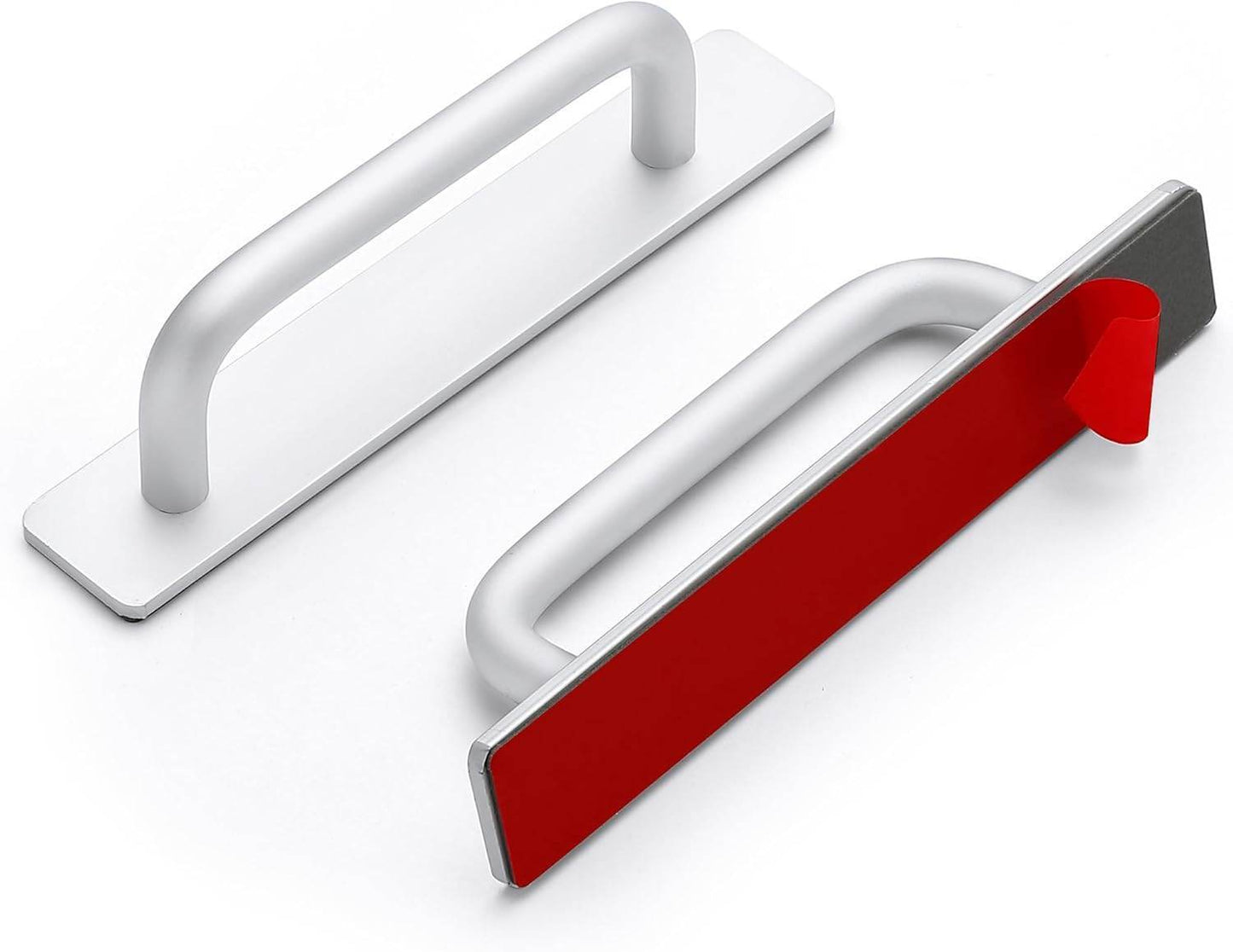 Ravinte Gold Drawer Pulls with Backplate Stick on Cabinet Handles