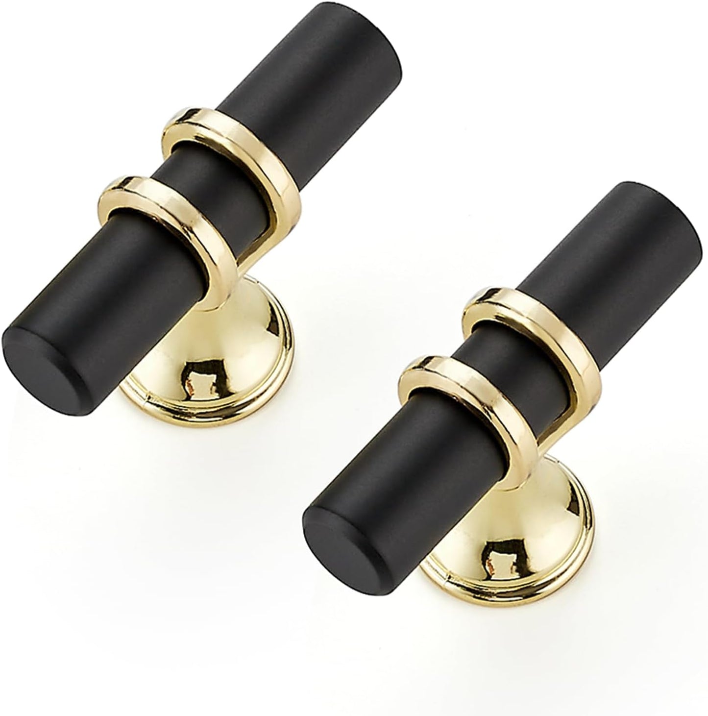 RAVINTE Gold T Bar Cabinet Knobs Kitchen Pulls for Drawer Dresser Hardware