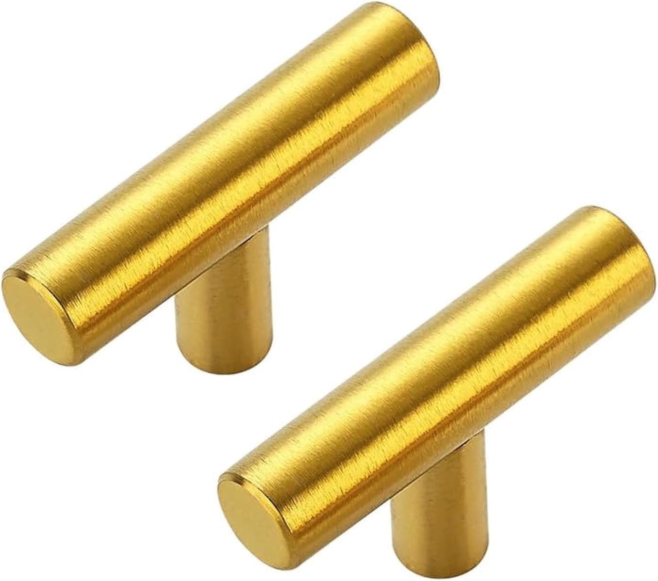 RAVINTE Gold T Bar Cabinet Knobs Kitchen Pulls for Drawer Dresser Hardware