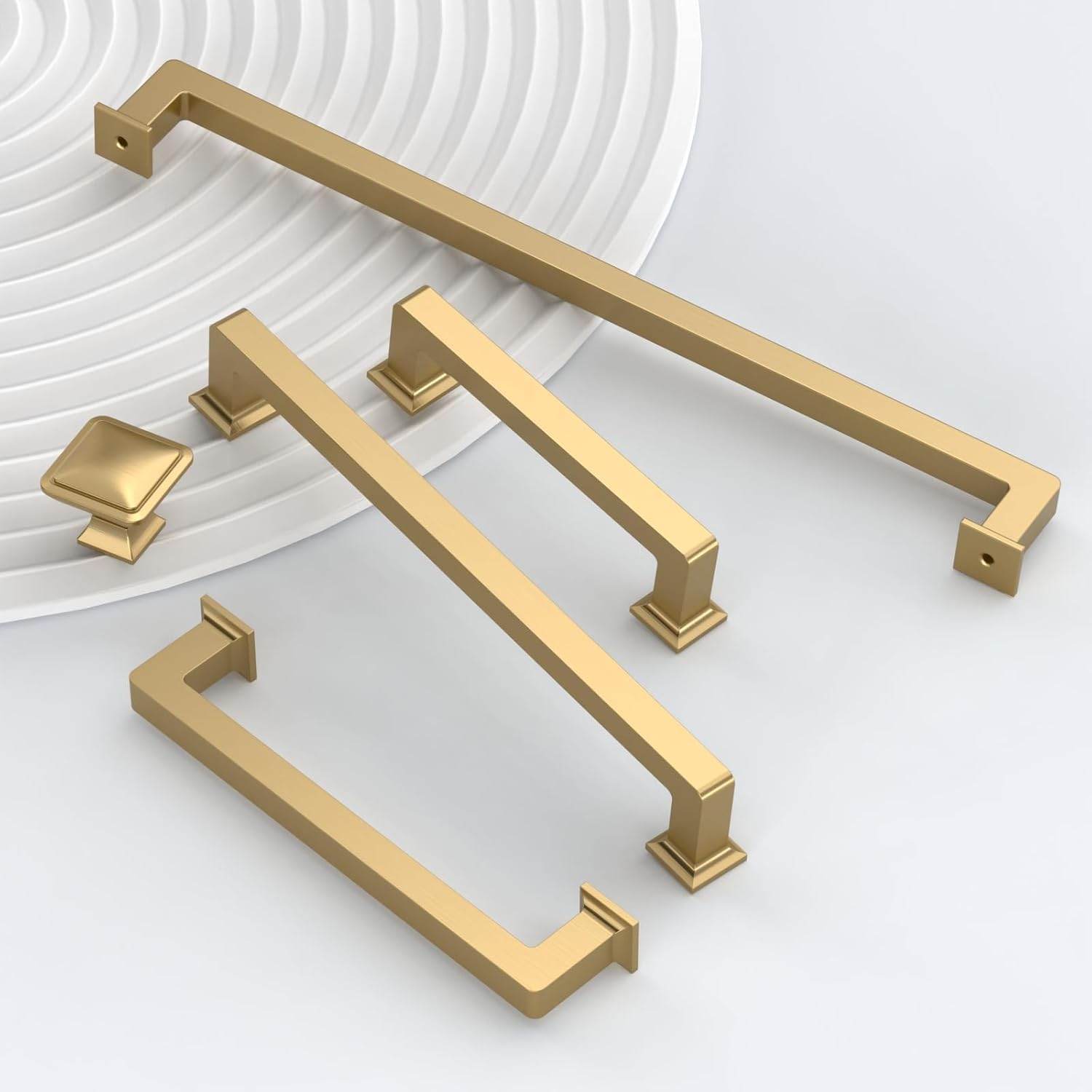 Ravinte Brushed Nickel Cabinet Knobs Kitchen Cabinet Drawer Hardware