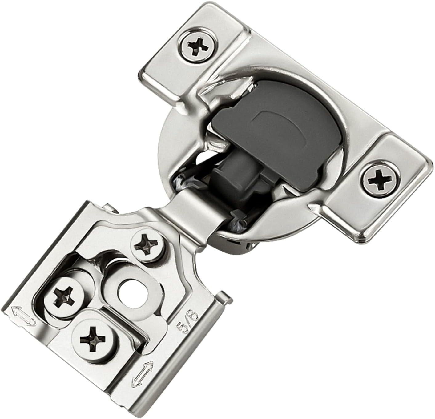 Ravinte Satin Nickel Cabinet Hinges for Kitchen Hinges Hidden Hinges Stainless Steel Concealed Hinge Self Closing