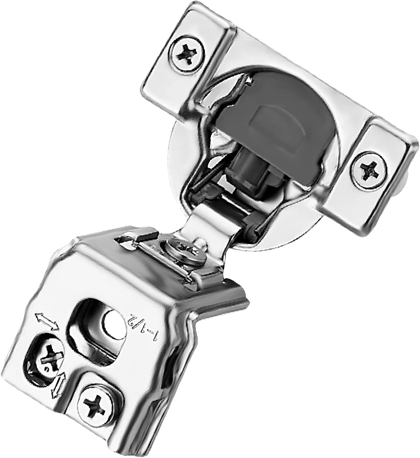 Ravinte Satin Nickel Cabinet Hinges for Kitchen Hinges Hidden Hinges Stainless Steel Concealed Hinge Self Closing