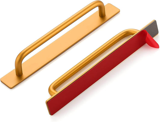 Ravinte Drawer Pulls with Backplate Stick on Cabinet Handles