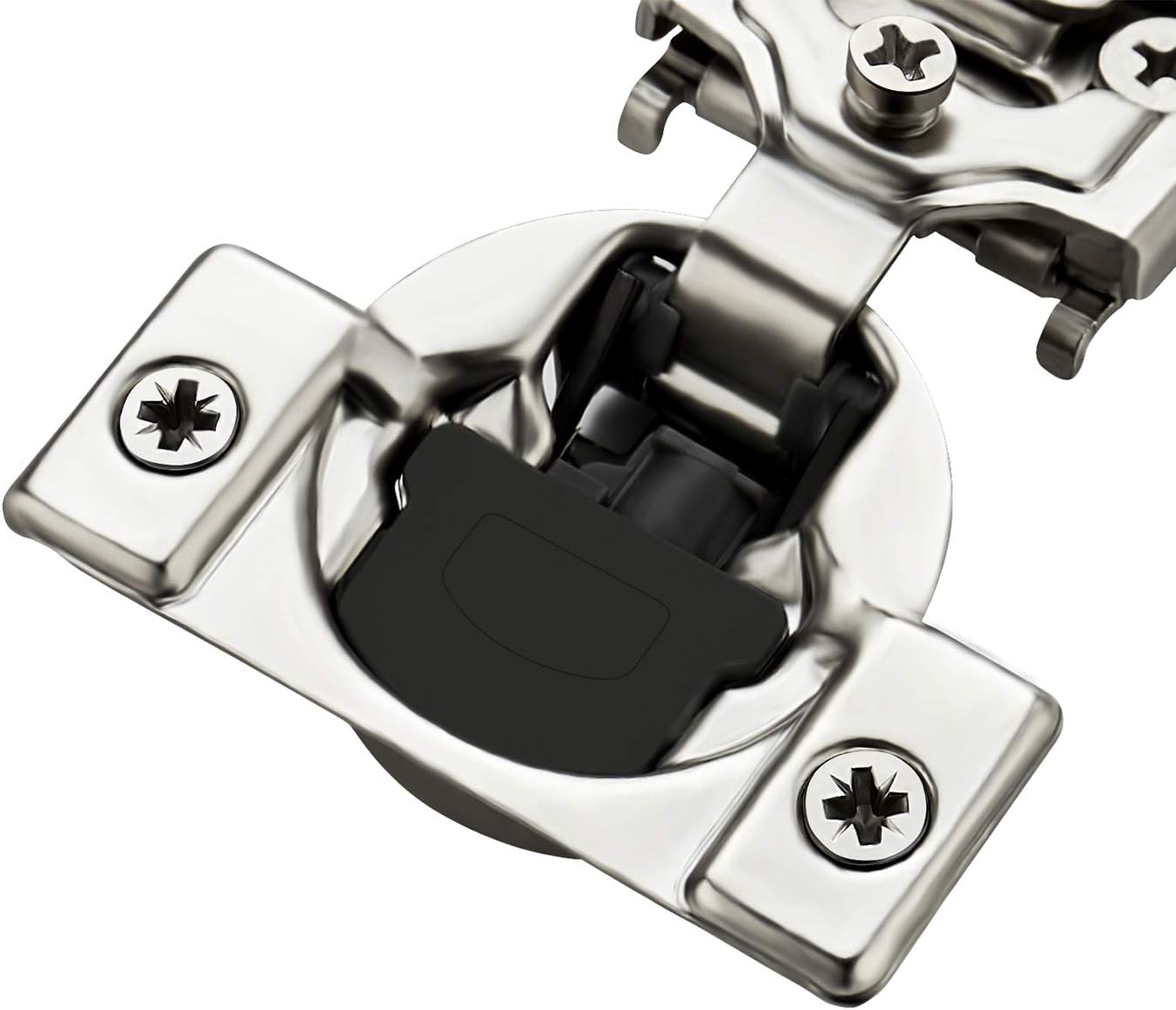 Ravinte Satin Nickel Cabinet Hinges for Kitchen Hinges Hidden Hinges Stainless Steel Concealed Hinge Self Closing