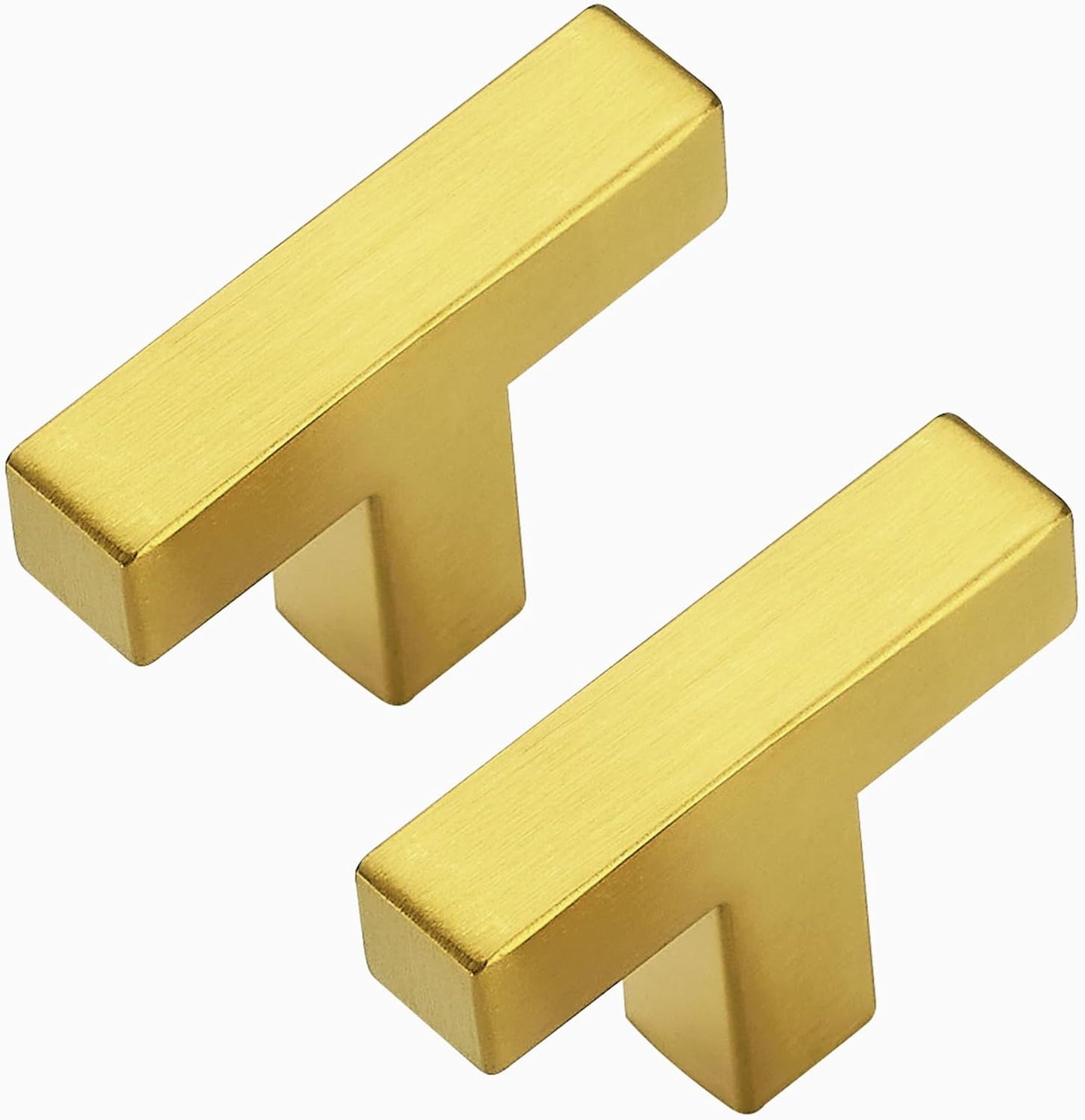 RAVINTE Gold T Bar Cabinet Knobs Kitchen Pulls for Drawer Dresser Hardware