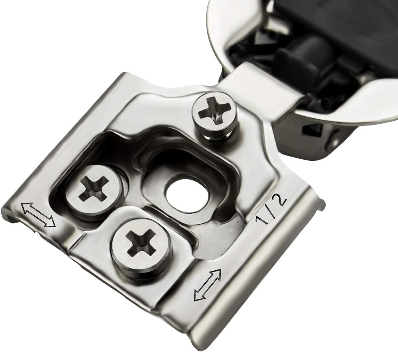 Ravinte Satin Nickel Cabinet Hinges for Kitchen Hinges Hidden Hinges Stainless Steel Concealed Hinge Self Closing