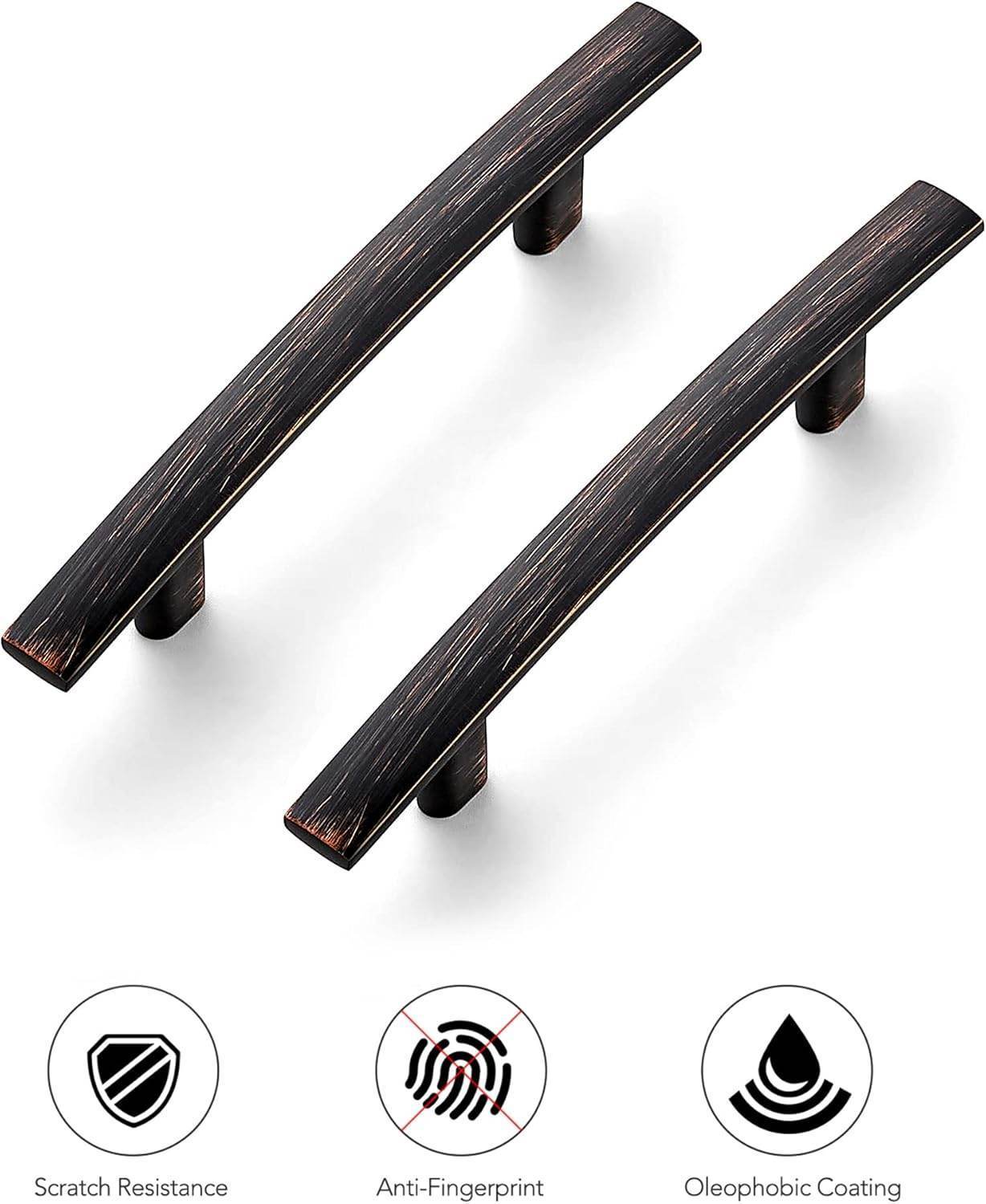 Ravinte 3 Inch Curved Brass Cabinet Pulls Kitchen Drawer Pulls Cabinet Hardware