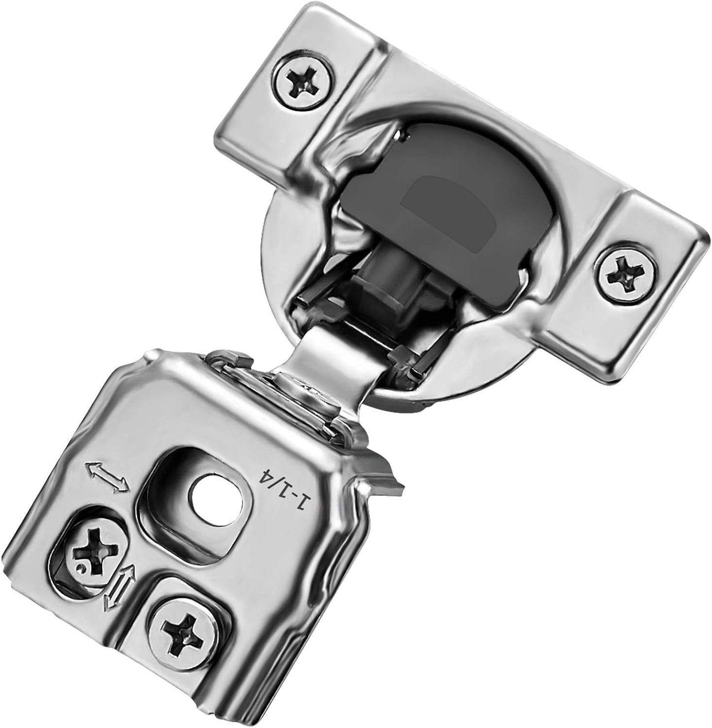 Ravinte Satin Nickel Cabinet Hinges for Kitchen Hinges Hidden Hinges Stainless Steel Concealed Hinge Self Closing