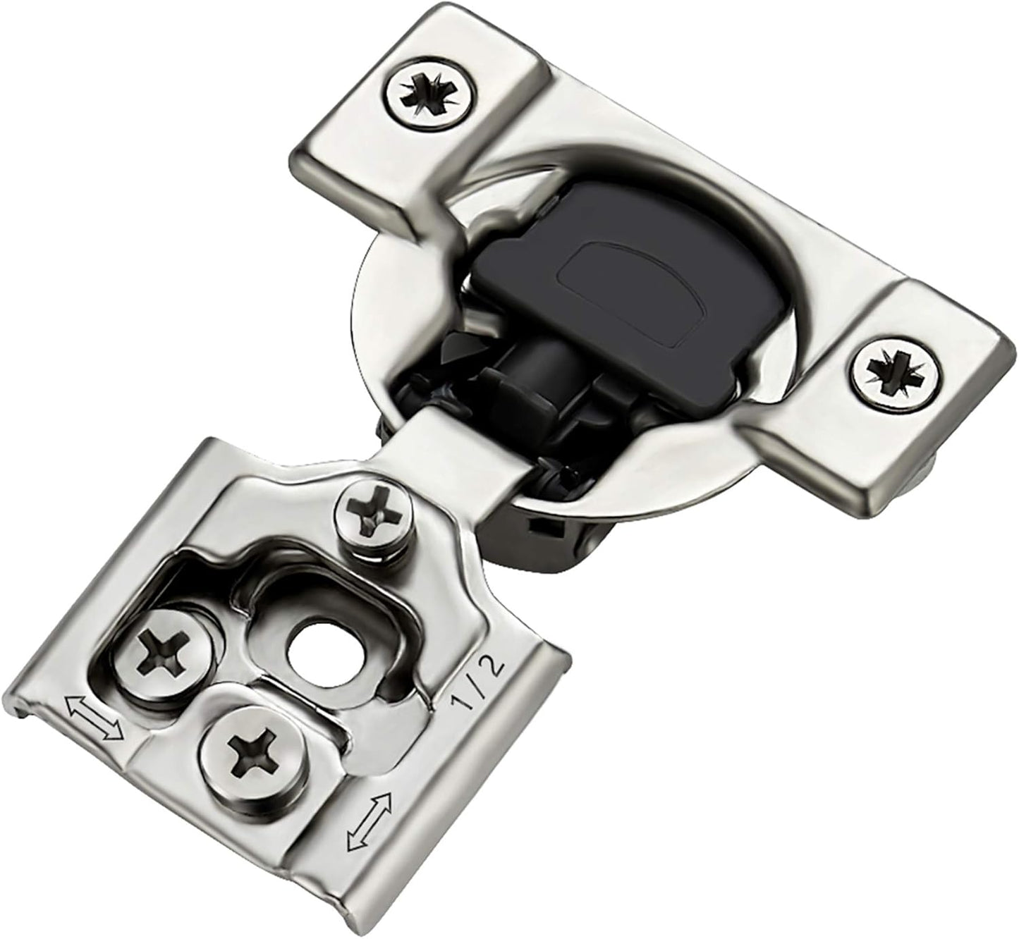 Ravinte Satin Nickel Cabinet Hinges for Kitchen Hinges Hidden Hinges Stainless Steel Concealed Hinge Self Closing