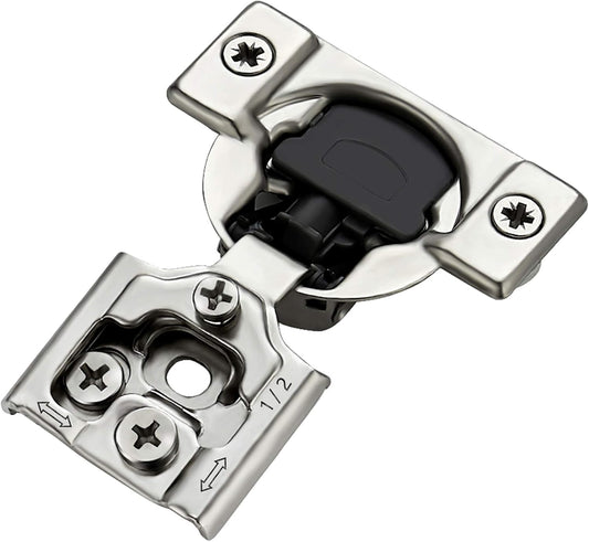Ravinte Satin Nickel Cabinet Hinges for Kitchen Hinges Hidden Hinges Stainless Steel Concealed Hinge Self Closing