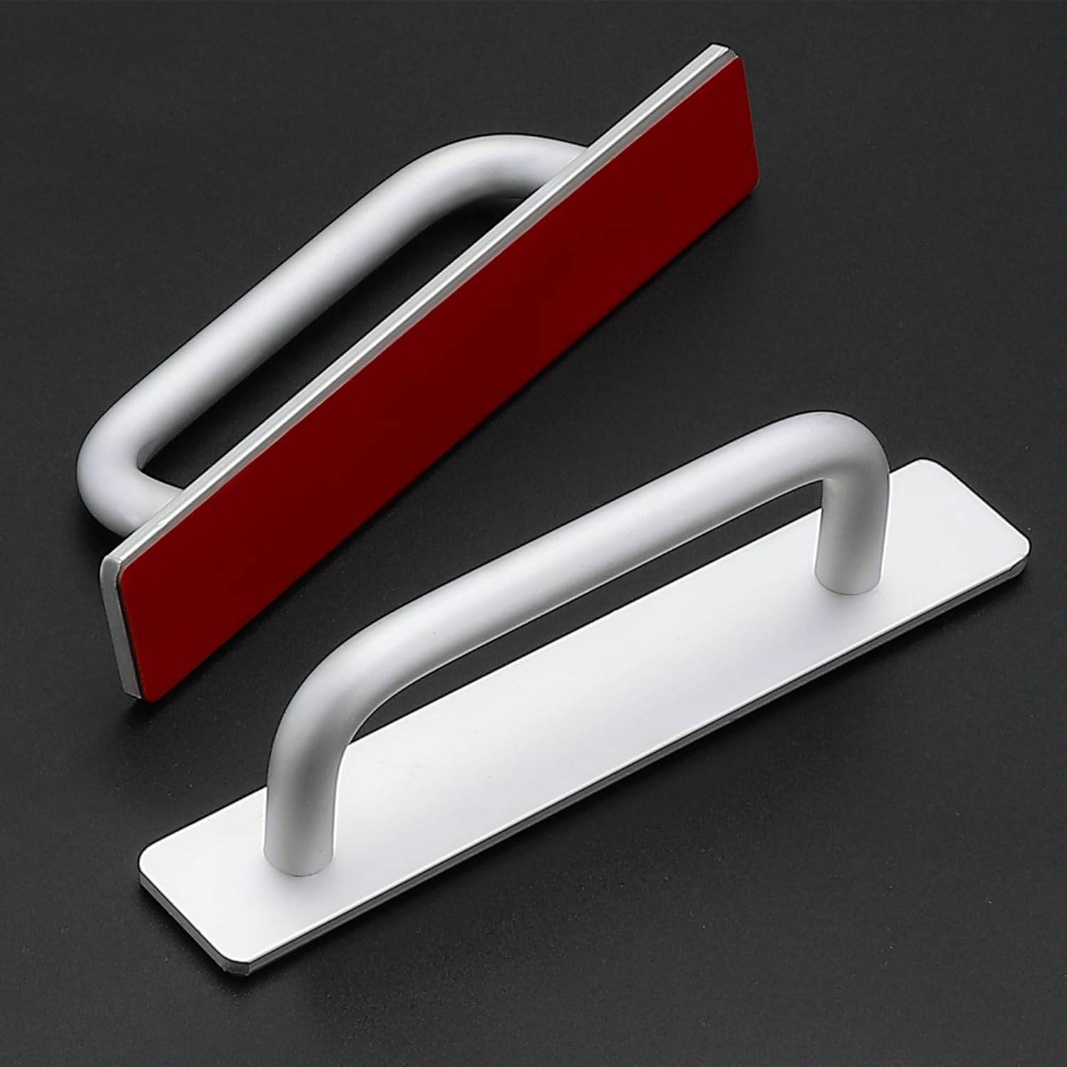 Ravinte Gold Drawer Pulls with Backplate Stick on Cabinet Handles
