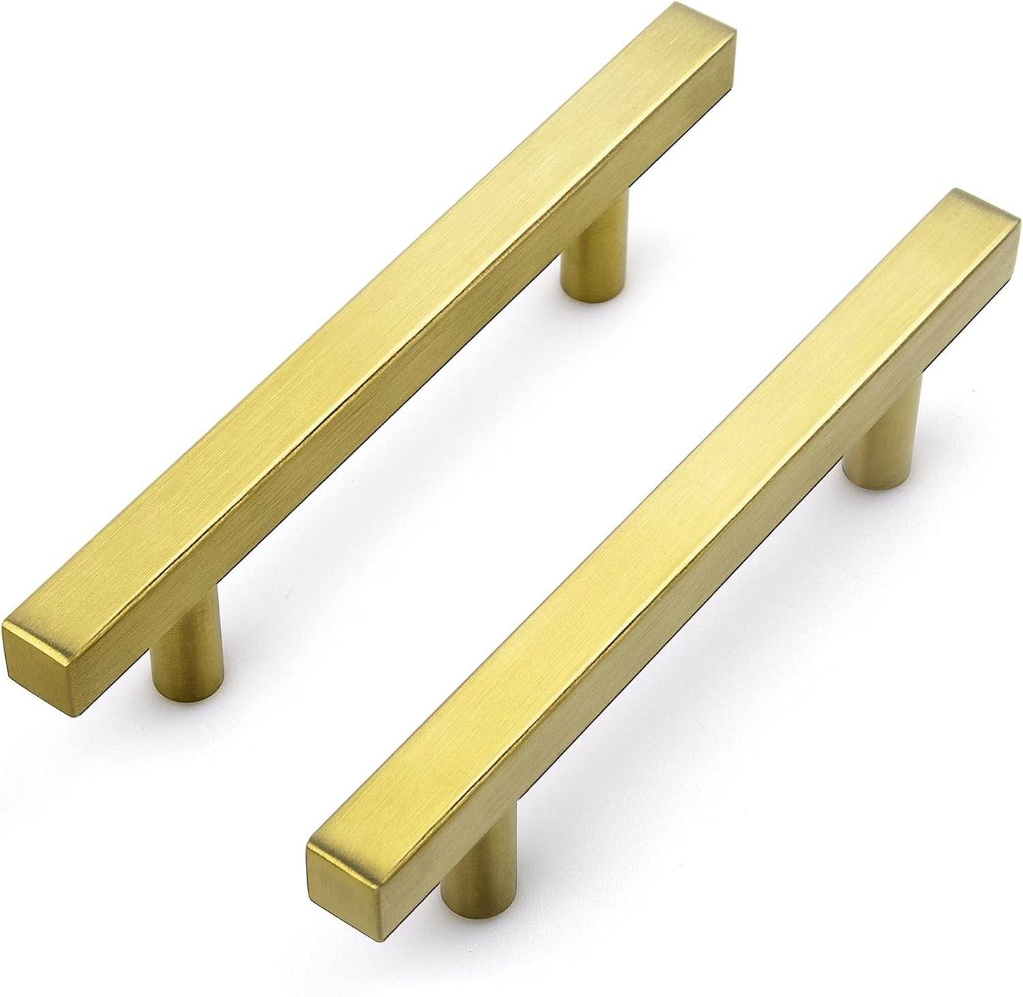 Ravinte 3-3/4 Inch Square Cabinet Pulls Stainless Steel Kitchen Drawer Pulls